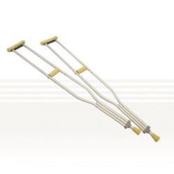 Aluminium Underarm Crutches - Youth, Medium , Large